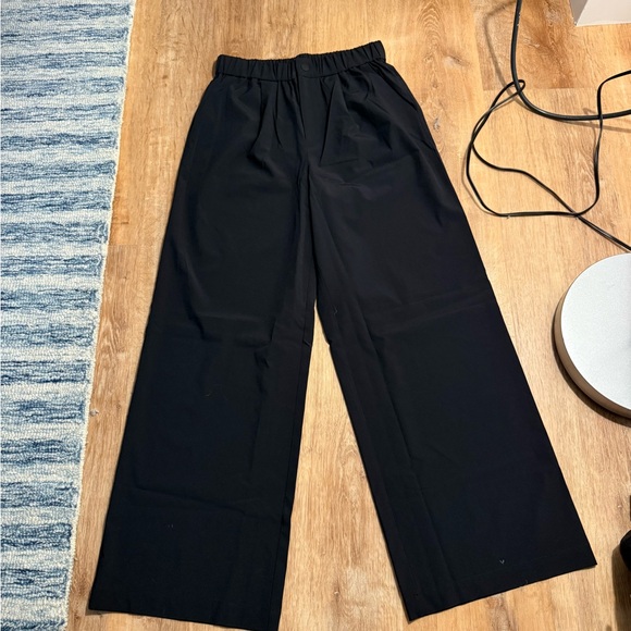 Varley Kayson Black Wide Leg Pants - Picture 5 of 8